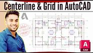 How to Make Centerline & Grid in AutoCAD | Advance Topic in Planning