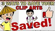 HOW TO MAKE HUMAN CLIP ARTS USING POWERPOINT PART 3 | 3 WAYS TO SAVE YOUR CLIP ARTS AS PICTURES