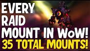 EVERY Raid Mount in World of Warcraft and How to Get Them