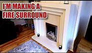 How I Make an Art Deco Fireplace / Fire Surround