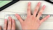 How to Measure Hand Size