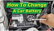 How To Replace Car Battery Mercedes W204 C-Class C250, Most Cars