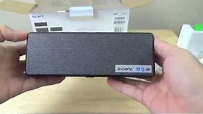 Sony SRS-X3 Bluetooth Speakers Unboxing and Review