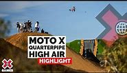Moto X QuarterPipe High Air: HIGHLIGHTS | X Games 2022
