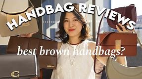 THE BEST MID-LUXURY BROWN BAGS! Reviewing 8 Popular Handbags (2023)