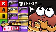 I Ranked Every Hand Cannon in a Tier List (Destiny 2)