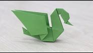 How To Make an Origami Swan Easy - Paper Swan Tutorial