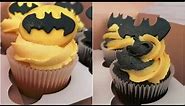 How to make Themed Batman Cupcakes - Sugarpot Delights