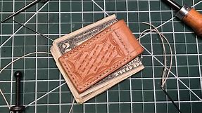 How to make a Tooled Leather Magnetic Money Clip