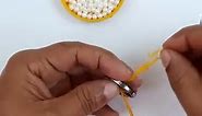 CUTE BUTTON EMBROIDERY ART: Simple Stitching Ideas