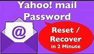 How to Change yahoo password | ymail | my yahoo, Password reset | yahoo mail | yahoo login 2020