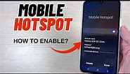 How to Enable MOBILE HOTSPOT on Samsung Galaxy A34 & A54