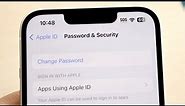 How To Change iCloud Password!