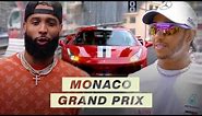Odell Beckham Jr. Races with Lewis Hamilton at the Monaco Grand Prix | F1
