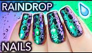 DIY Raindrop Multi-Chrome Nails