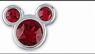 Stud Earrings - Minnie Mouse Earrings - Birthstone Jewelry - Disney Jewelry