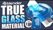 How to Create a TRANSPARENT GLASS Material Shader in Blender 2.8 Eevee