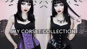 MY CORSET COLLECTION | Orchard Burleska Restyle and more | Goth/Alt Style | Vesmedinia