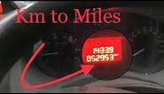 how to change from Kilometres to Miles on Peugeot 2008 Full HD 1080p