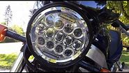 Retrofitting A 7-Inch (Round) LED Motorcycle Headlight