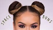 Space Buns EASY How-To Hairstyle Tutorial | Maryam Maquillage