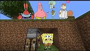Minecraft Speedrunner Spongebob VS 4 Hunters