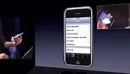 Steve Jobs iPhone demonstration at MacWorld (2007)