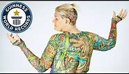Most tattooed senior citizen - Guinness World Records