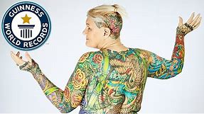 Most tattooed senior citizen - Guinness World Records