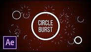 4 Great Circle Burst Motion Graphics in After Effects