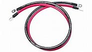 Spartan Power Battery Cable 15 Foot 1/0 Gauge AWG Wire Set 3/8" M10