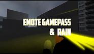 Roblox Parkour: Rain and Emotes Update Overview