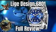 Lige Design 6801 Automatic Dive Style Watch Review