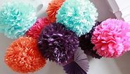 How To DIY Paper Pom Tutorial | Decorations that impress