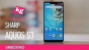 Sharp AQUOS S3 Unboxing [4K]