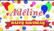 Happy Birthday Adeline Song