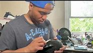 How to fix shaggy suede on Air Jordan 14s or Air Jordan 13s synthetic suede Sneaker Restoration