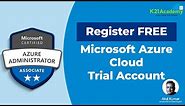 How To Create FREE Microsoft Azure Cloud Account