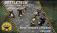 Battletech: NOVA Grinder Legends Collide - Alpha Strike Aces Battle Report