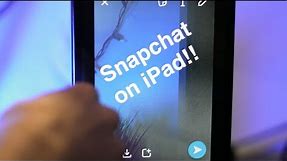 How to get Snapchat on iPad FAST and EASY!