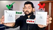 How to check Duplicate vs Original Apple iphone charger | iphone 20 Watt charger Fake vs Real.
