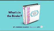 What Medical Binder Templates Do You Get? Chronic Illness Warrior Life