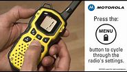 Silent Operation of Motorola Talkabout Two Way Radios