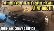 How To Paint A Car Jet Black At Home STEP BY STEP Guide To Painting The Box Chevy Caprice On 26s