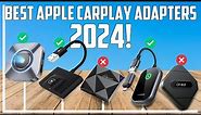 Best Wireless Apple CarPlay Adapters 2024 [don’t buy one before watching this]