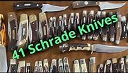 41 Schrade Old Timer & Uncle Henry Knives