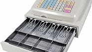 Cash Register, Pos System Electronic Cash Registers with 3 Bill 8 Coin Cash Box and Thermal Printer, 48-Keys LED Display Multi-Function Cash Register for Small Businesses/Stores/Shop/Retail/Restaurant