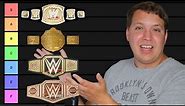 Ranking Every WWE World Championship Belt Design (Tier List)