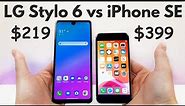 LG Stylo 6 vs iPhone SE (2020) - Who Will Win?