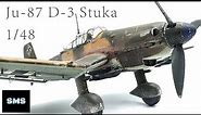 Junkers Ju-87 Stuka. 1/48 Hasegawa, Hobby 2000. Model aircraft full build.